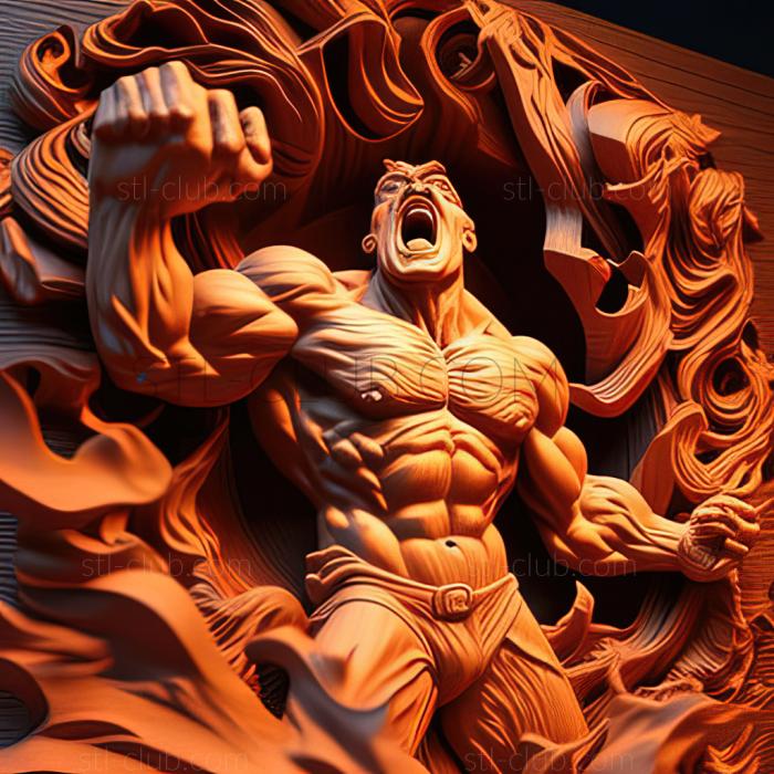 3D model Volcanic Panic Decisive Battle Guren Gym (STL)